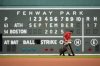 A groundskeeper vacuums the outfield turf at Fenway Park before a game between the Boston Red Sox and the Athletics, Wednesday, Sept. 17, 2025, in Boston. (AP Photo/Robert F. Bukaty)