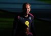 England's Harry Kane attends a training session at St George's Park, Burton upon Trent, England, Monday Oct. 6, 2025. (Martin Rickett/PA via AP)