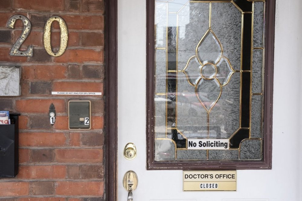 An exterior view of Gynecologist Dr. Esther Park's clinic in Toronto on Thursday, March 13, 2025. THE CANADIAN PRESS/Chris Young