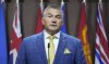 Conservative MP for Selkirk-Interlake-Eastman James Bezan attends a news conference on Parliament Hill in Ottawa on Tuesday, Sept. 16, 2025. THE CANADIAN PRESS/Adrian Wyld