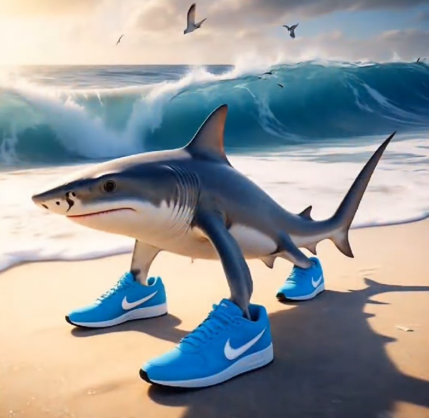 The first Italian brain-rot character was Tralalero Tralala, a shark with blue Nike sneakers on his elongated fins.