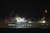 One of the boats from the civilian Gaza-bound Freedom Flotilla Coalition and Thousand Madleens to Gaza enters Ashdod Port in southern Israel, after being seized by Israeli Navy forces, Wednesday, Oct. 8, 2025. (AP Photo/Emilio Morenatti)