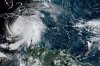 This satellite image provided by the National Oceanographic and Atmospheric Administration shows Hurricane Melissa, Tuesday, Oct. 28, 2025. (NOAA via AP)