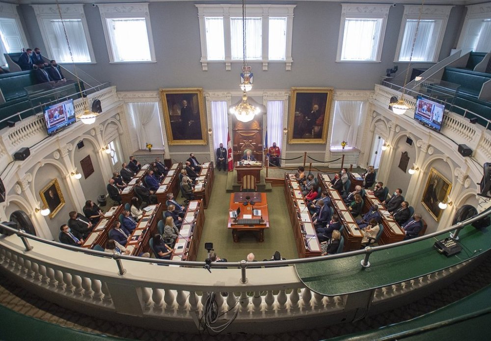 The Nova Scotia legislature is shown in Halifax, on Tuesday, Oct. 12, 2021. THE CANADIAN PRESS/Andrew Vaughan