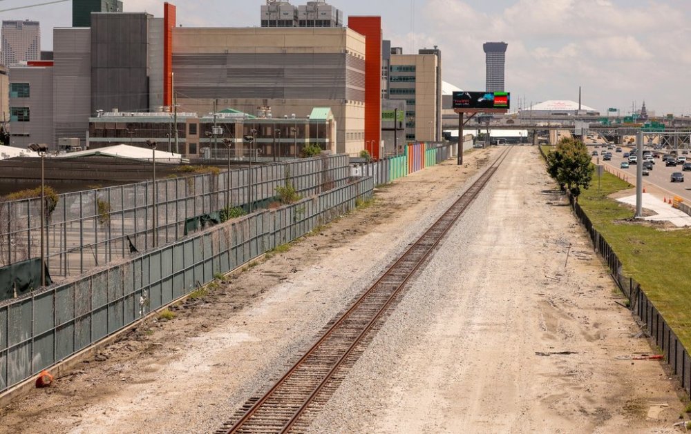 FILE - The Orleans Justice Center jail, left, in New Orleans is seen on Friday, May 16, 2025. (Brett Duke/The Advocate via AP, File)