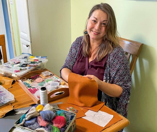 Ruth Bonneville / Free Press 

CREATORS - Ikwe Designs

Local Metis artist Amy McPherson working on a custom piece of  2-needle beadwork for a beaded regalia.

Story on Amy McPherson and her Fashion Ikwe Designs along with her beadwork creations.  

Story:  49.8 Creators
Amy McPherson is a Metis fashion designer who incorporates beading, quilling and caribou tufting into her runway collections. Her goal is for her designs to incorporate ancient forms of art with modern silhouettes and styles.  She also created for the Banff Centre when she was there for her residency.   


 AV Kitching story

Oct 1st, 2025