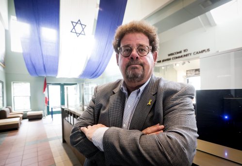 JOHN WOODS / FREE PRESS
Jeff Lieberman, Jewish Federation of Winnipeg president and CEO, is photographed Monday, October 6, 2025 at the Asper Jewish community campus for a story on the alleged increase in anti-semitic graffiti in Winnipeg as the second anniversary of the Oct 7, 2023 Hamas attack approaches. 

Reporter: ?