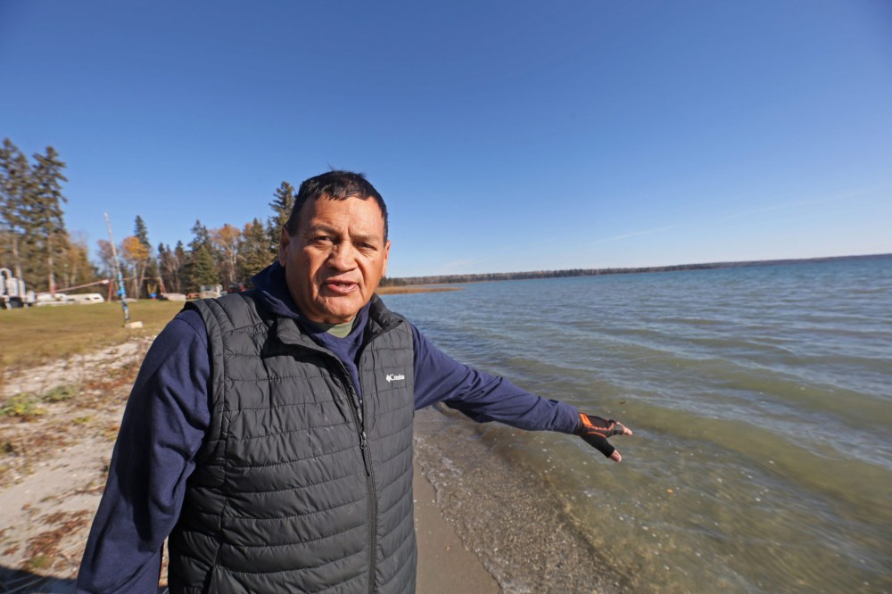 Chief Dwayne Sonny Blackbird has claimed responsibility for a legal threat that caused boats to be banned from Clear Lake in Riding Mountain this year. (Connor McDowell / The Brandon Sun)
