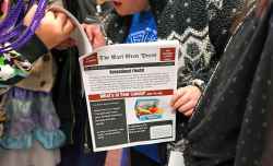 Ruth Bonneville / Free Press 

Local - media literacy 

Free Press's media literacy project, Earl Grey School

Close-up photo of the front page of the June 2025 edition of the Earl Grey Press as students in the literacy program look through it after the press conference Wednesday. 

Education minister Tracy Schmidt, Winnipeg School Division superintendent Matt Henderson and Winnipeg Free Press Editor  Paul Samyn, take part in the launch of Media Literacy Resource held at Earl Grey School Wednesday.  

Winnipeg School Division (WSD) is proud to announce the launch of the Winnipeg Free Press Media Literacy Resource, a dynamic new toolkit designed to help students think critically about media. Developed in partnership with the Manitoba government and the Winnipeg Free Press, the resource brings authentic journalism into classrooms to deepen inquiry, critical reading and powerful writing across grades.

Photos for both Melissa who is writing a bigger feature on media this week for 498 and also a local education story by Maggie.

Oct 29, 2025
