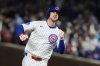 Chicago Cubs' Kyle Tucker (30) runs the bases after hitting a solo home run during the seventh inning of Game 4 of baseball's National League Division Series against the Milwaukee Brewers Thursday, Oct. 9, 2025, in Chicago. (AP Photo/Nam Y. Huh)