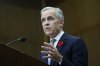 Prime Minister Mark Carney speaks during a news conference following the APEC Summit in Gyeongju, South Korea, Saturday, Nov.1, 2025.  THE CANADIAN PRESS/Adrian Wyld
