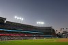 Los Angeles pitcher Dodgers' Shohei Ohtani throws against the Toronto Blue Jays during the fourth inning in Game 4 of baseball's World Series, Tuesday, Oct. 28, 2025, in Los Angeles. (AP Photo/Ashley Landis)