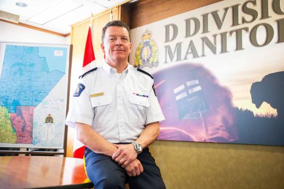 Assistant Commissioner Scott McMurchy, commanding officer for Manitoba RCMP (Mikaela MacKenzie / Free Press)