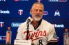 Minnesota Twins new manager Derek Shelton speaks during a baseball news conference, Tuesday, Nov. 4, 2025, in Minneapolis. (AP Photo/Abbie Parr)
