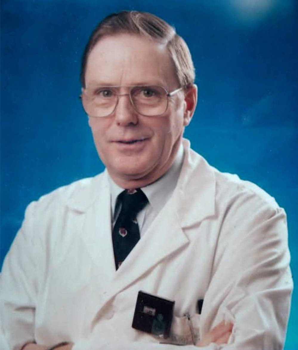 SUPPLIED
Sutherland as senior vice-president, medical at HSC, 1990