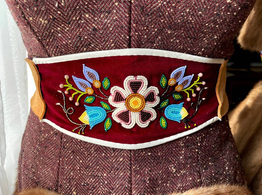 RUTH BONNEVILLE / FREE PRESS
Amy McPherson's beaded belt.