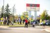 MIKAELA MACKENZIE / FREE PRESS
                                Postal workers picket at the Canada Post mail processing plant on Wellington Avenue.