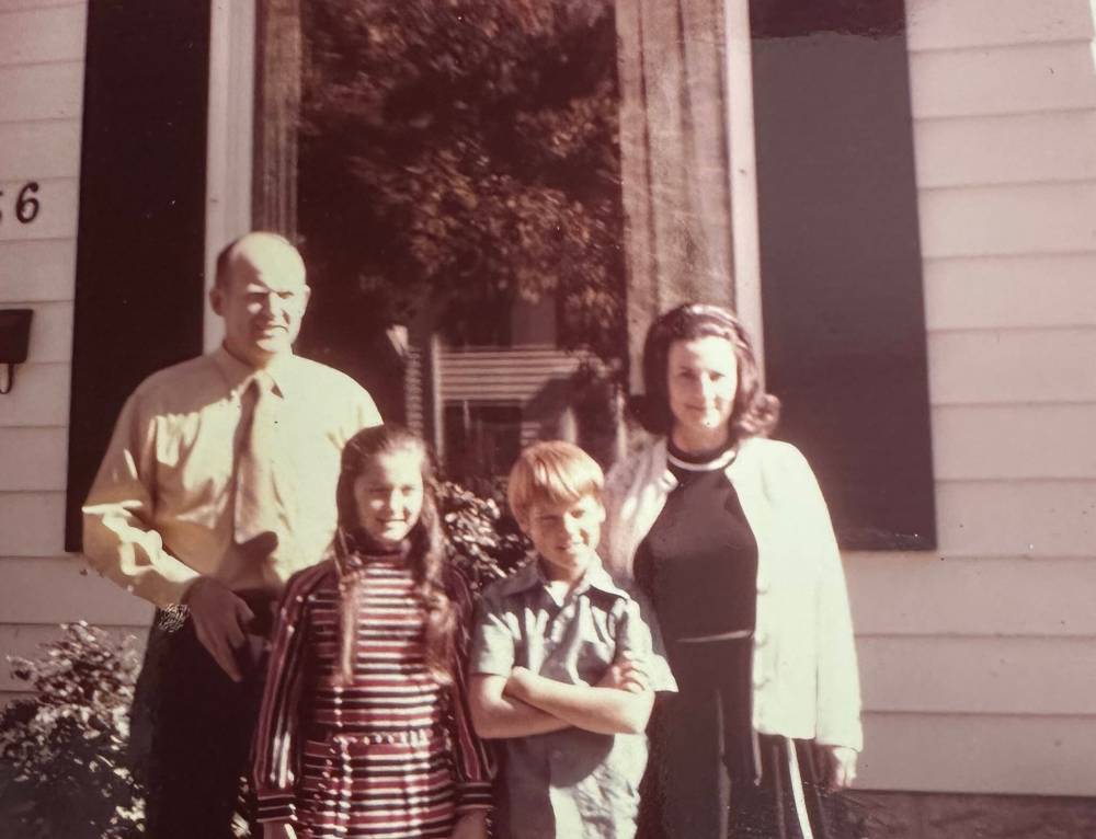 SUPPLIED
A Schussler family photo at home in River Heights.