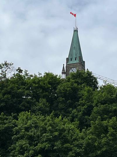 Russell Wangersky/Free Press
                                The Peace Tower in Ottawa.