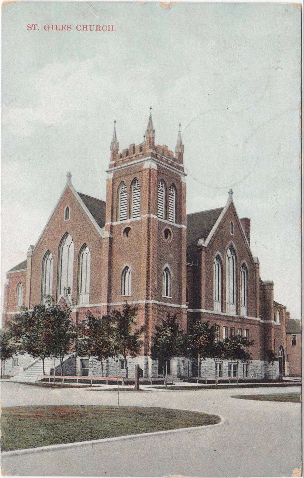 St. Giles Church in the early 1900s (Winnipeg Public Library / Rob McInnes Collection)