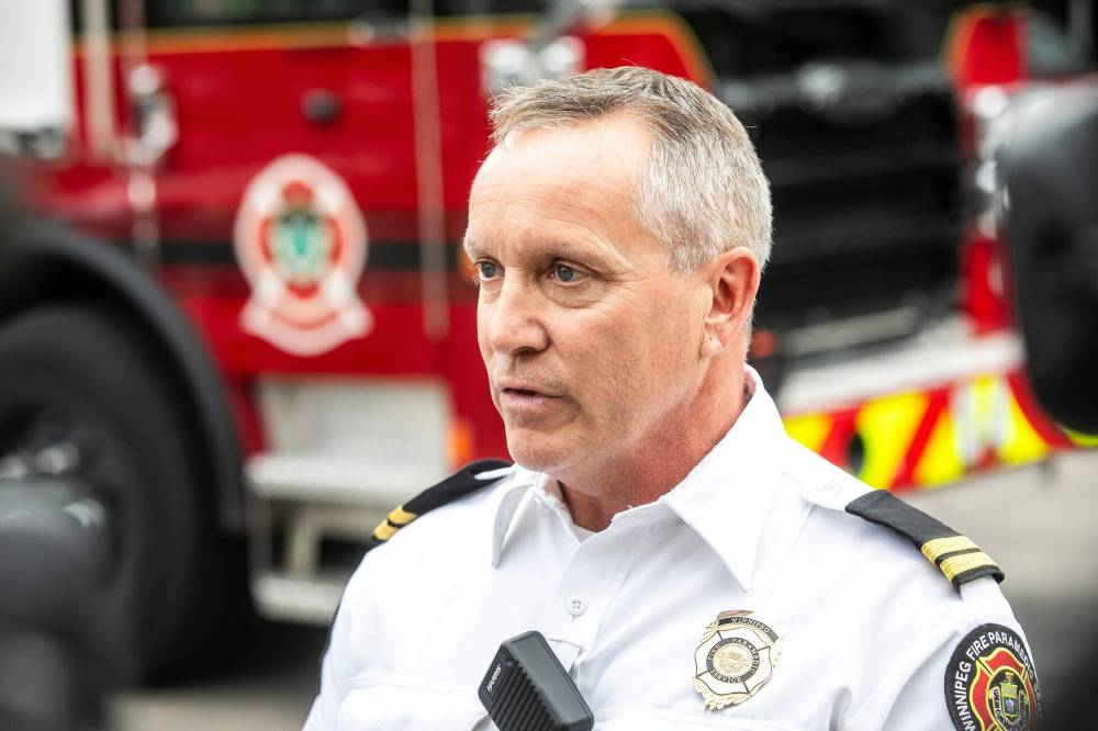 MIKAELA MACKENZIE / FREE PRESS
Ron Keelan, WFPS district chief of paramedic operations, says the system is completely automated, requiring no additional training for emergency crews.