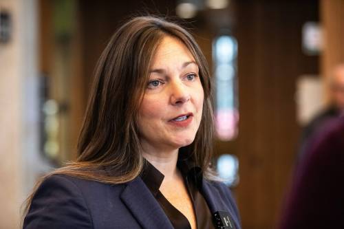 MIKAELA MACKENZIE / FREE PRESS
                                Coun. Sherri Rollins, the chairwoman of council’s human rights committee, said married women were historically prevented from working in city jobs.