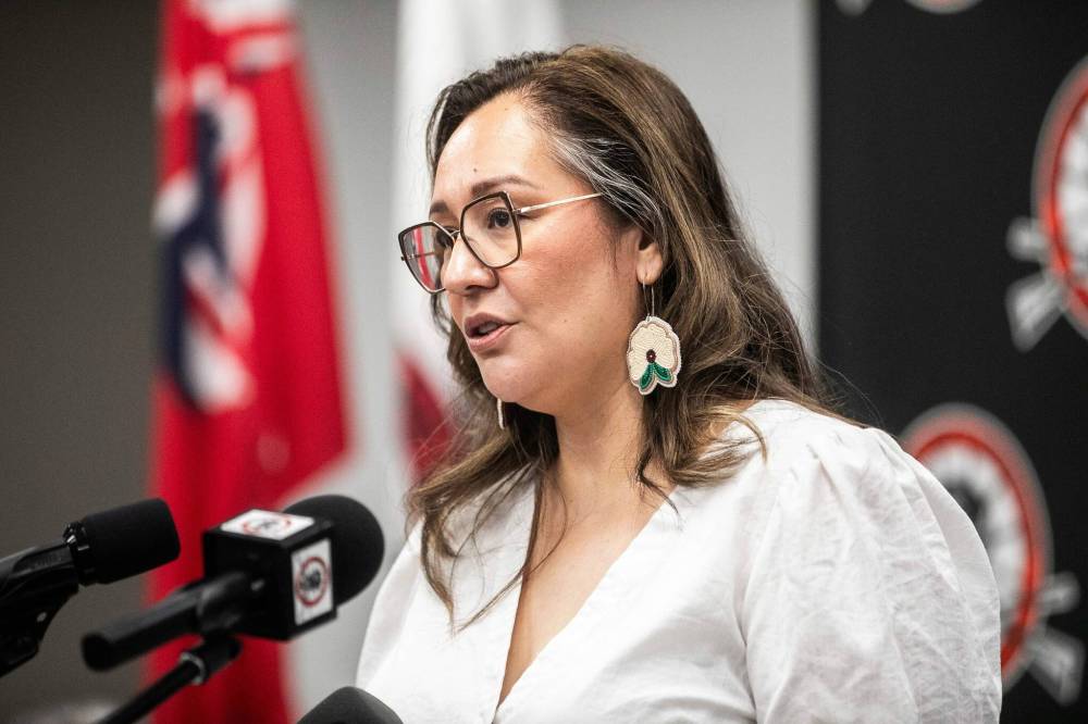MIKAELA MACKENZIE / FREE PRESS FILES
Minister of Indigenous Services Mandy Gull-Masty