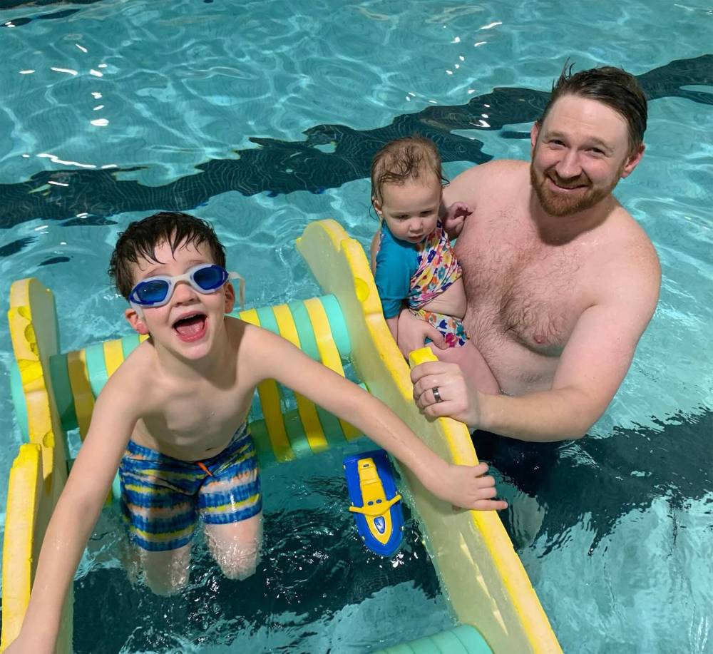SUPPLIED
Ryan Palmquist, a father-trustee who was first elected in 2022 to represent River Park South constituents, has advocated for the Louis Riel School Division to launch a learn-to-swim program.