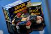 JOHN WOODS / FREE PRESS 
                                Spam musubi made by Megan Esguerra and Matt Masamgkay’s new company Subi. Spam is a staple item in Filipino pantries, the couple says, as well as a celebrated item in Hawaii.