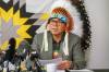 MIKE DEAL / FREE PRESS FILES
                                Peguis First Nation Chief Stan Bird calls for the immediate termination of the coordination agreement that governs child and family services in his community during an Oct. 3 news conference.