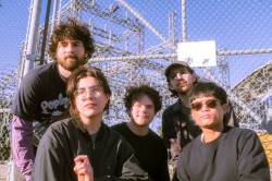 LUCAS PINGITORE PHOTO 
                                From left: Living Hour’s Gilad Carroll, Sam Sarty, Isaac Tate, Adam Soloway and Brett Ticzon.