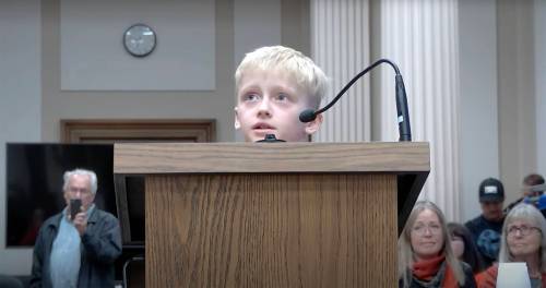 YOUTUBE
                                Grade 5 student Jacob Dyck Grade 5 spoke up at a Manitoba legislative committee meeting on Wednesday.