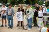 BROOK JONES / FREE PRESS
                                A rally was held at the legislature to oppose two proposed industrial dairy farms in North Dakota near the Red River.