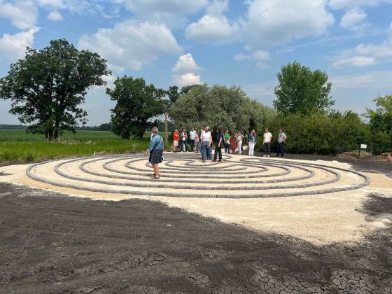 The La Salle labyrinth (Randall Holm photo)