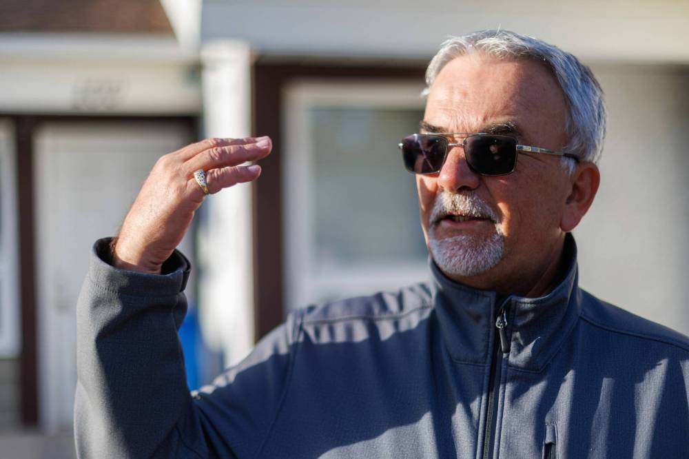 MIKE DEAL / FREE PRESS
Reg Fredborg, manager at Dial-A-Life Housing Inc., said the funds will be used to replace windows and make the units more energy efficient with new lighting and heaters.