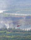 MIKE DEAL / FREE PRESS
                                Wildfire conditions around Flin Flon on June 12.