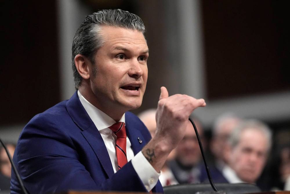 The Associated Press files
U.S. Defence Secretary Pete Hegseth