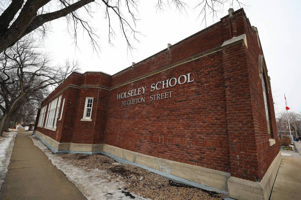 MIKE DEAL / FREE PRESS FILES
Wolseley School at 511 Clifton Street.