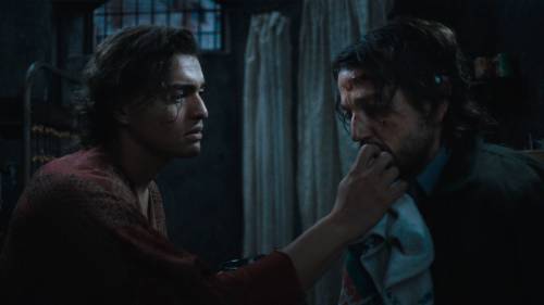 Roadside Attractions/TNS 
                                Initially, Molina (Tonatiuh, left) and Valentin (Diego Luna) appear to have nothing in common.