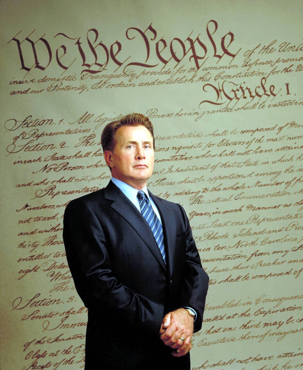 THE WEST WING — NBC Series — Pictured: Martin Sheen as President Josiah Bartlet — NBC Photo: David Rose