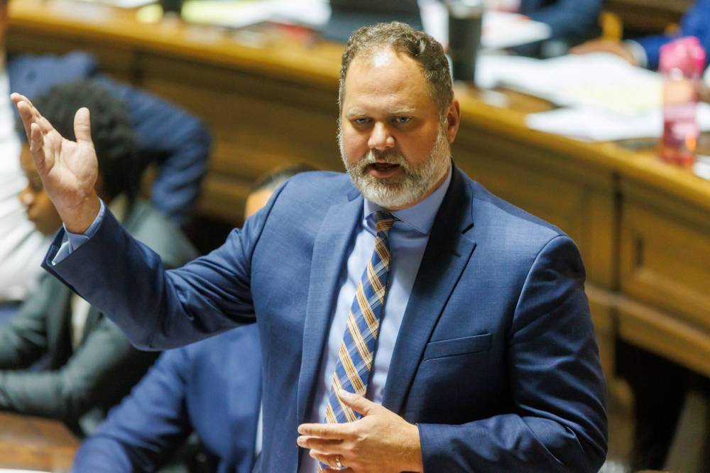 MIKE DEAL / FREE PRESS FILES
Matt Wiebe joined his provincial and territorial counterparts Friday in Kananaskis, Alta., to discuss the upcoming changes to the Criminal Code with federal Justice Minister Sean Fraser.
