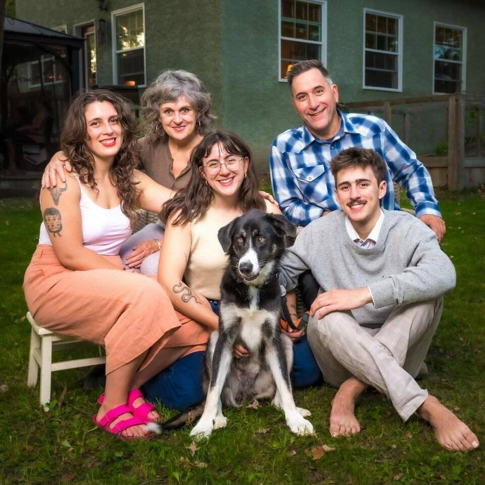 SUPPLIED
Carolyn Basha’s (second from left) husband Gilles Fournier and children Emelia, Maura and Sam Fournier organized a concert in her honour.