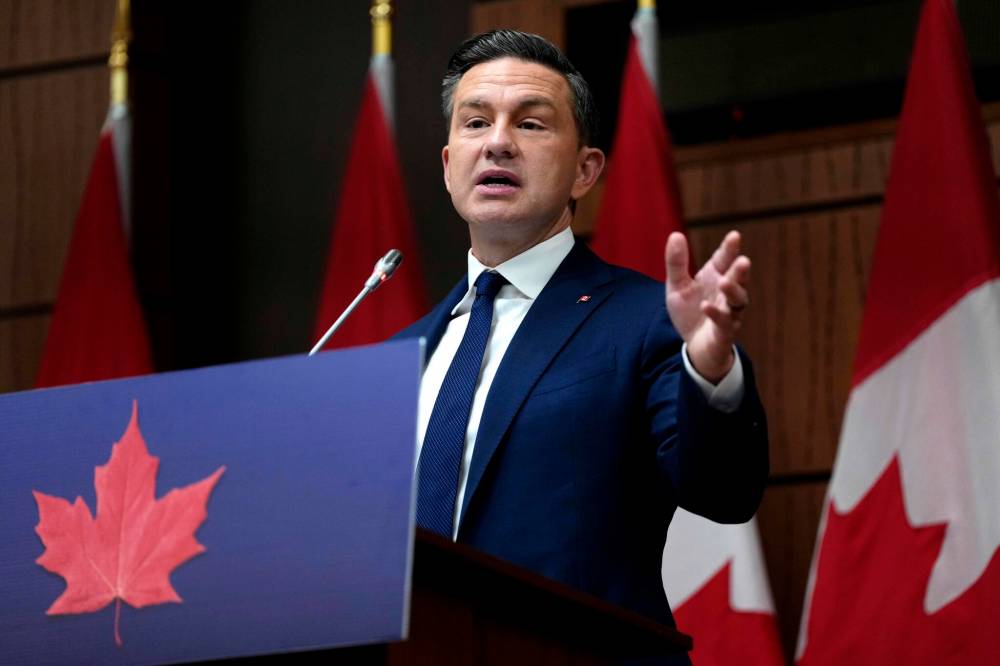 THE CANADIAN PRESS/Justin Tang
Federal Conservative Leader Pierre Poilievre