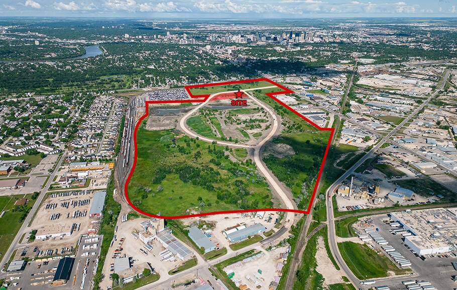 Supplied
The Water Tower District will fill 165 acres in St. Boniface, land once home to Canada Packers.