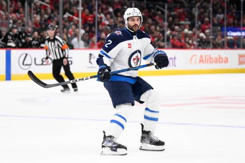 Nick Wass / The Associated Press files
                                Jets defenceman Dylan DeMelo says &lsquo;once you&rsquo;re here, you don&rsquo;t want to go,&rsquo; of living in Winnipeg.
