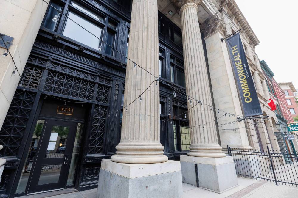 MIKE DEAL / FREE PRESS FILES
                                Commonwealth Kitchen and Bar at 456 Main Street has been closed since July because of a fire.