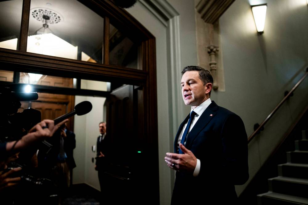 SPENCER COLBY / THE CANADIAN PRESS
Conservative Leader Pierre Poilievre