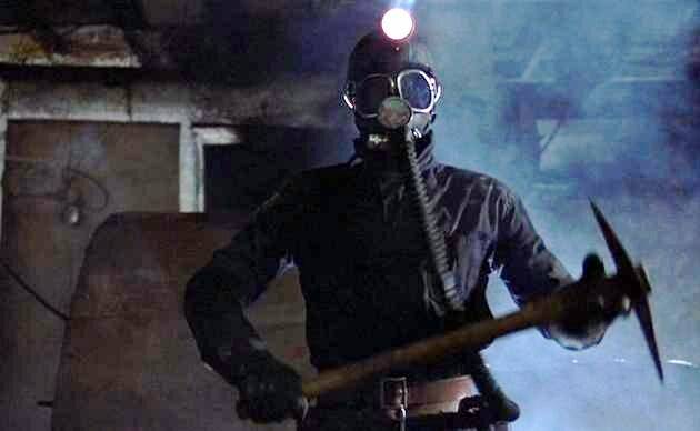 A vengeful masked killer terrorizes a small town in My Bloody Valentine.