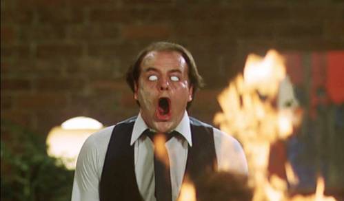Heads explode and rogue psychics run amok in David Cronenberg&rsquo;s Scanners.