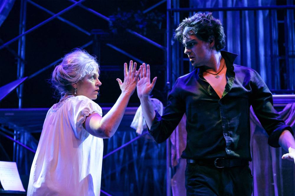 Leif Norman photo
                                Duncan Cox (right) and Sharon Bajer return to revamp the musical Afterlight.